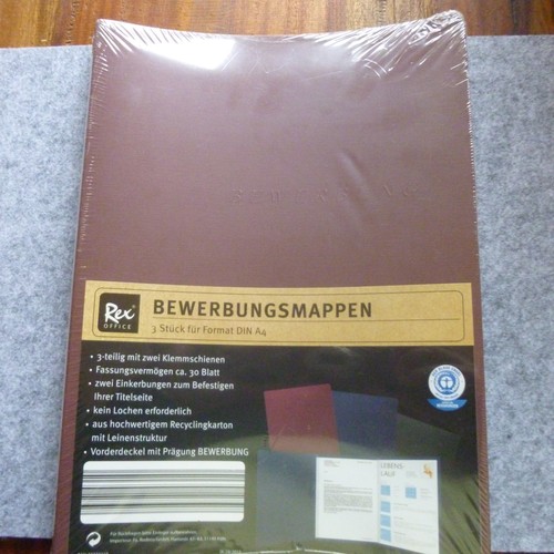 Bewerbungsmappen stk din - bewerbungsmappen,