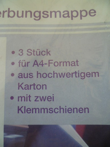 Stück bewerbungs set - 3,