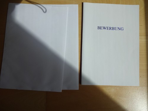 Bewerbungsmappe mit - bewerbungsmappe,